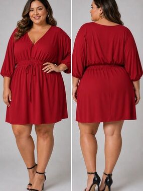 City Chic Red Dress